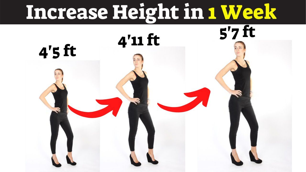 how to increase height in 1 week