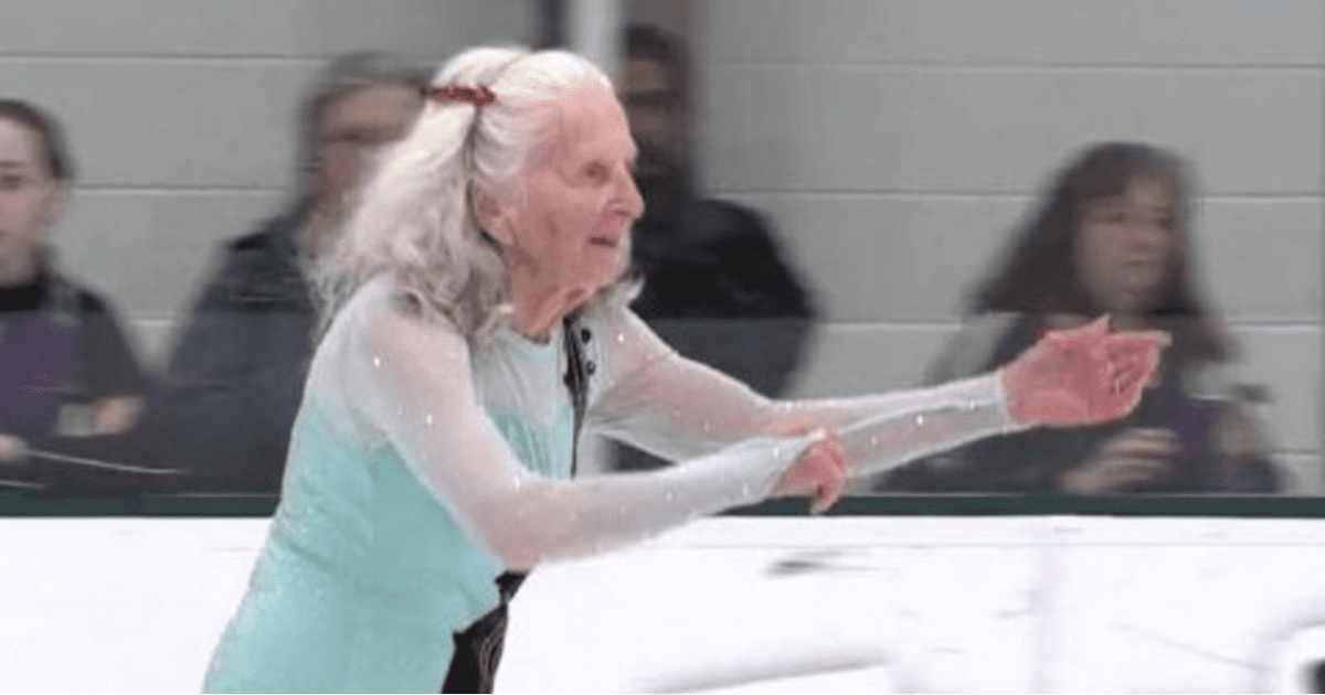 90-Year-Old Ice Skater Enjoyed Her Passion Until The Very End
