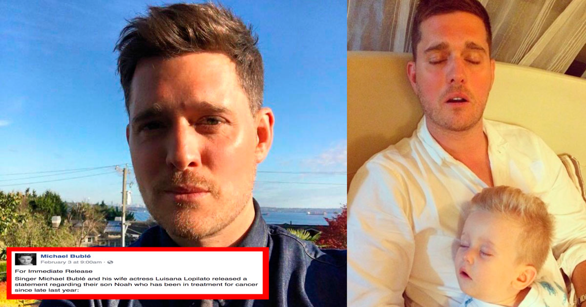 Michael Buble And Wife Post To Facebook With Optimistic Update For Fans About Son’s Progress