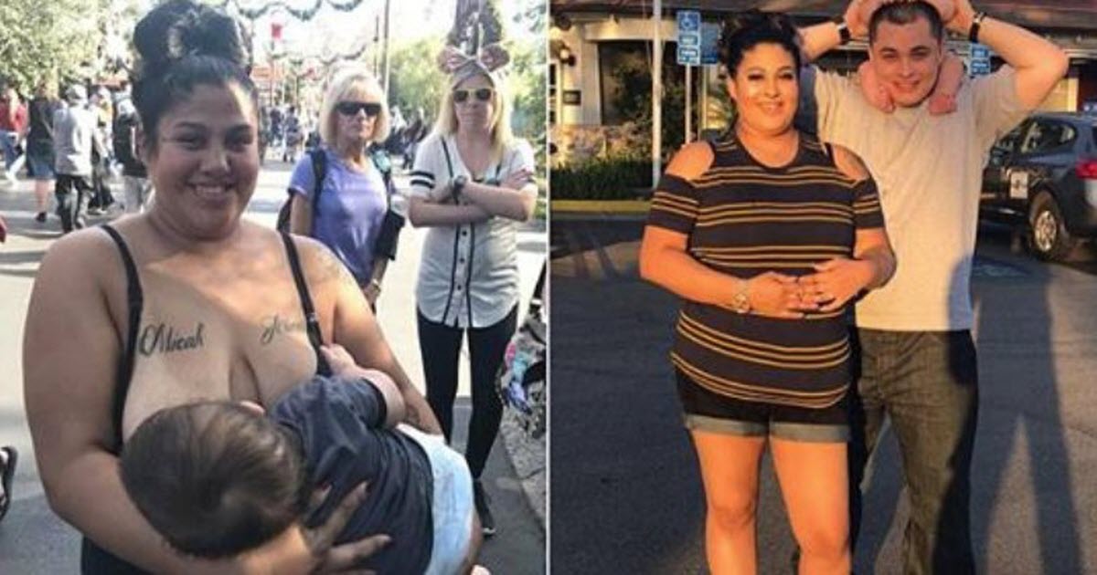 Woman Openly Breastfeeds 10-Month-Old Son On Line At Disneyland, Posts Viral Photo Of Disapproving Onlookers
