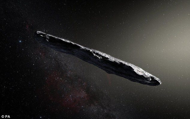 cigar-shaped object alien
