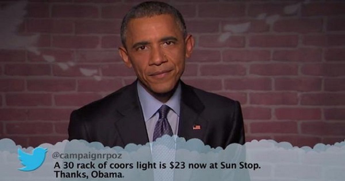 President Obama Reads Mean Tweets About Himself And It Is Hilarious
