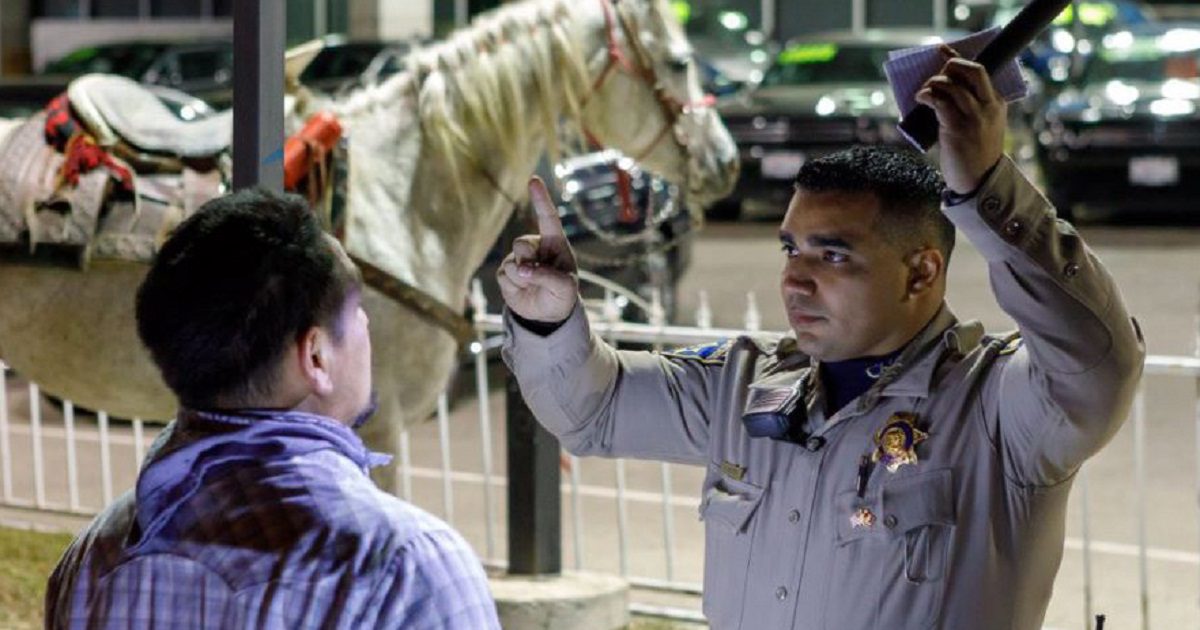 Man Riding Horse On Freeway Arrested For DUI
