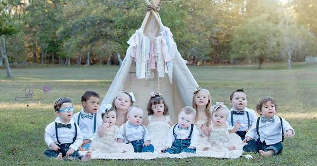 Photographer Lines Up 11 Babies With Down Syndrome To Show How Beautiful They Really Are