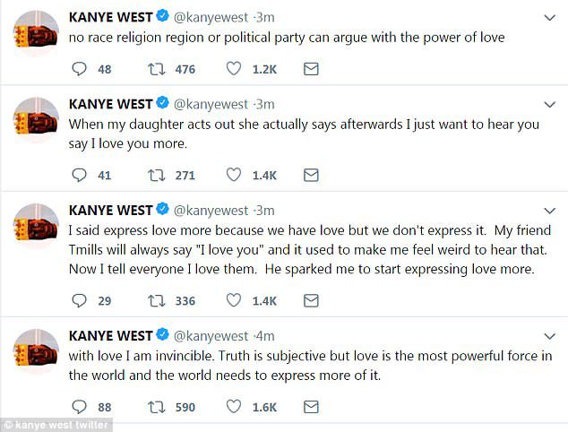 Kanye West twitter rant