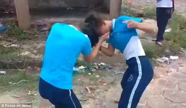 Brazil brutal school fight