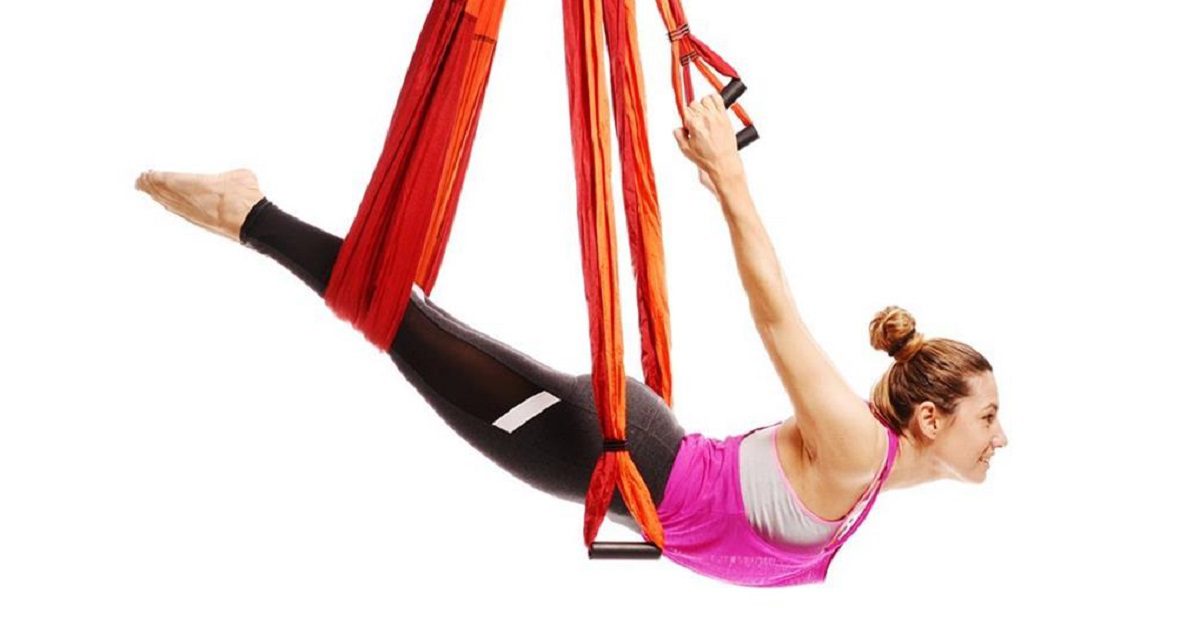 yoga trapeze back relief