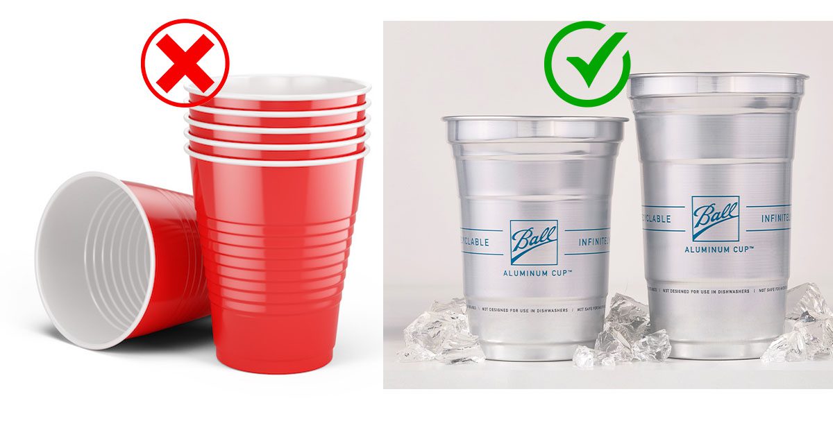 Recyclable Aluminum Cups  Are The Best Alternative To Red Solo Cups