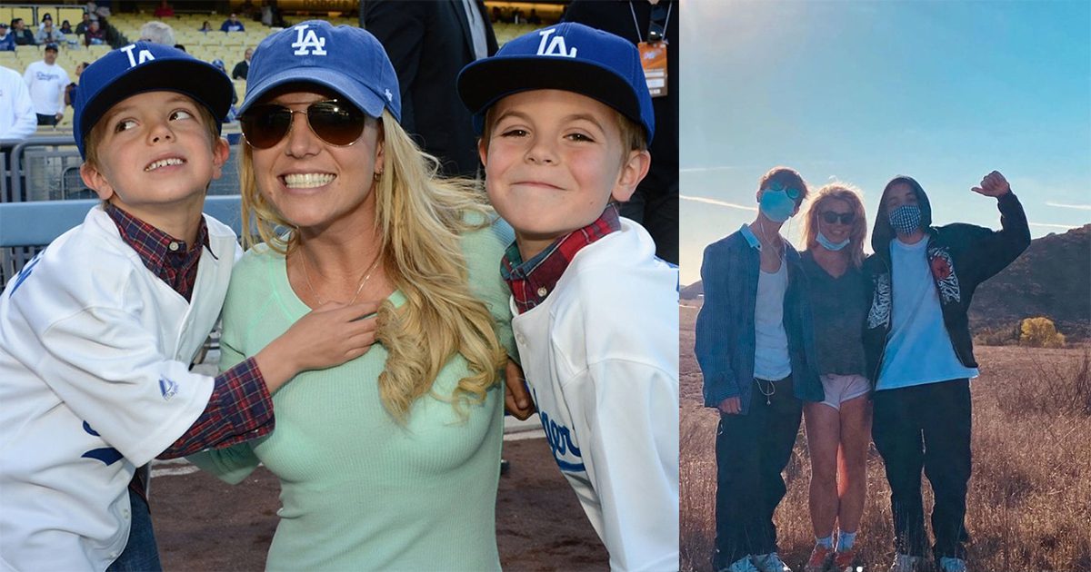 Britney Spears Shares A Rare Photo Of Her Sons Sean And Jayden Federline