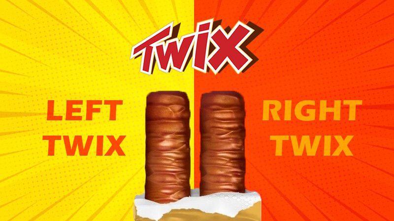 difference between left and right twix