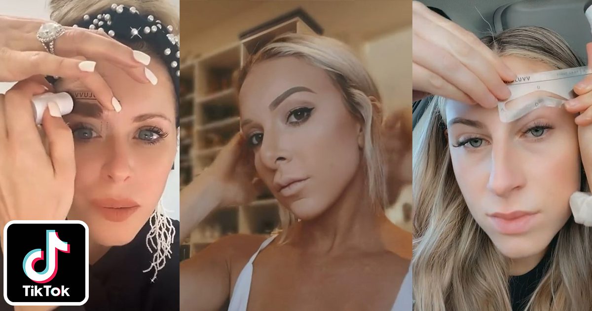 This Eyebrow Stamp On TikTok Is A Major Game Changer For Women Who Want Perfect Brows